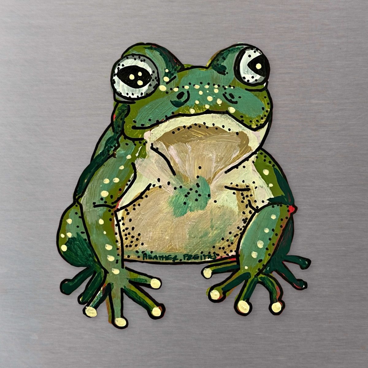 Frog Magnet ( Die-Cut )