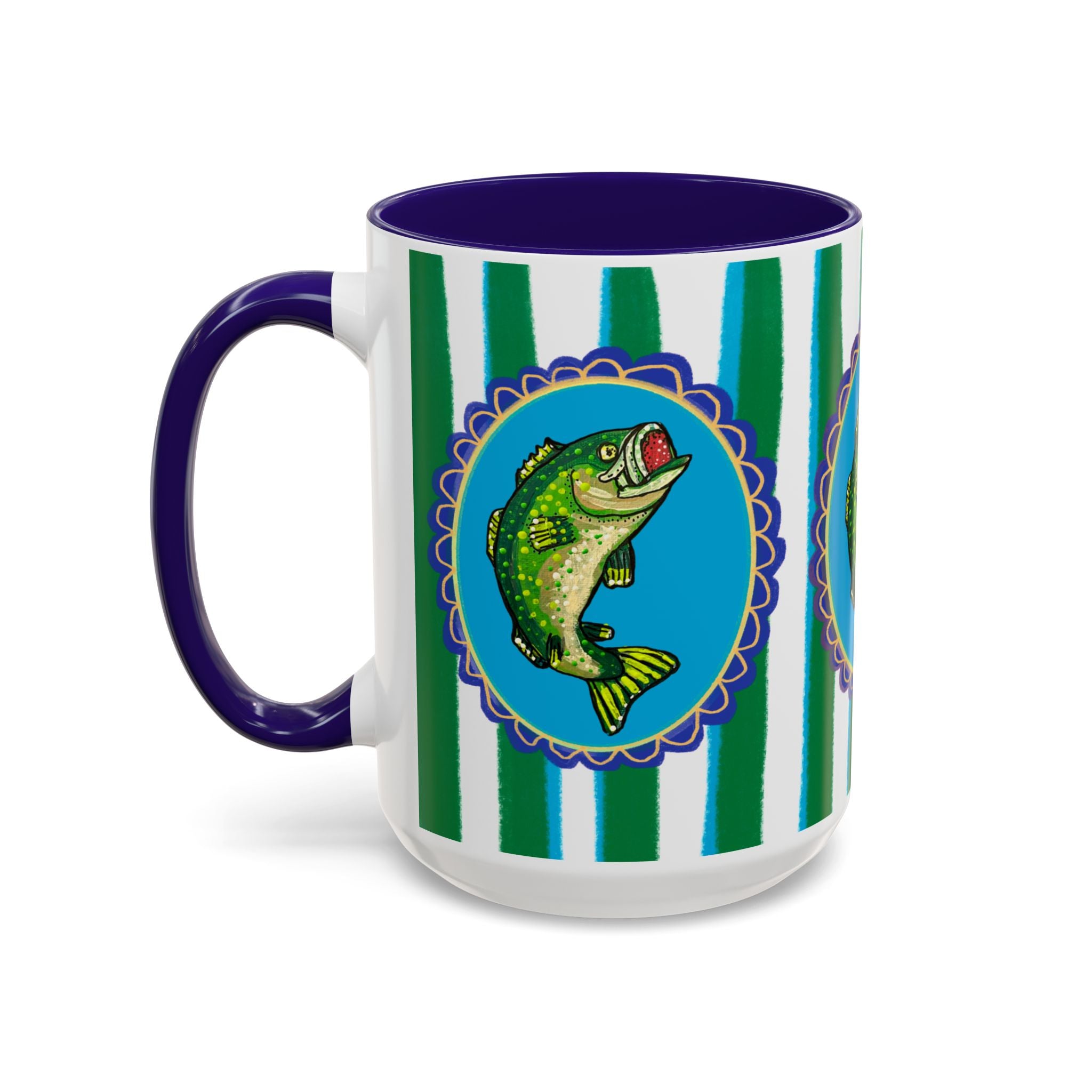 Bass Fish Coffee Mug 15oz