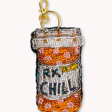 Chill Pills Beaded Purse Charm