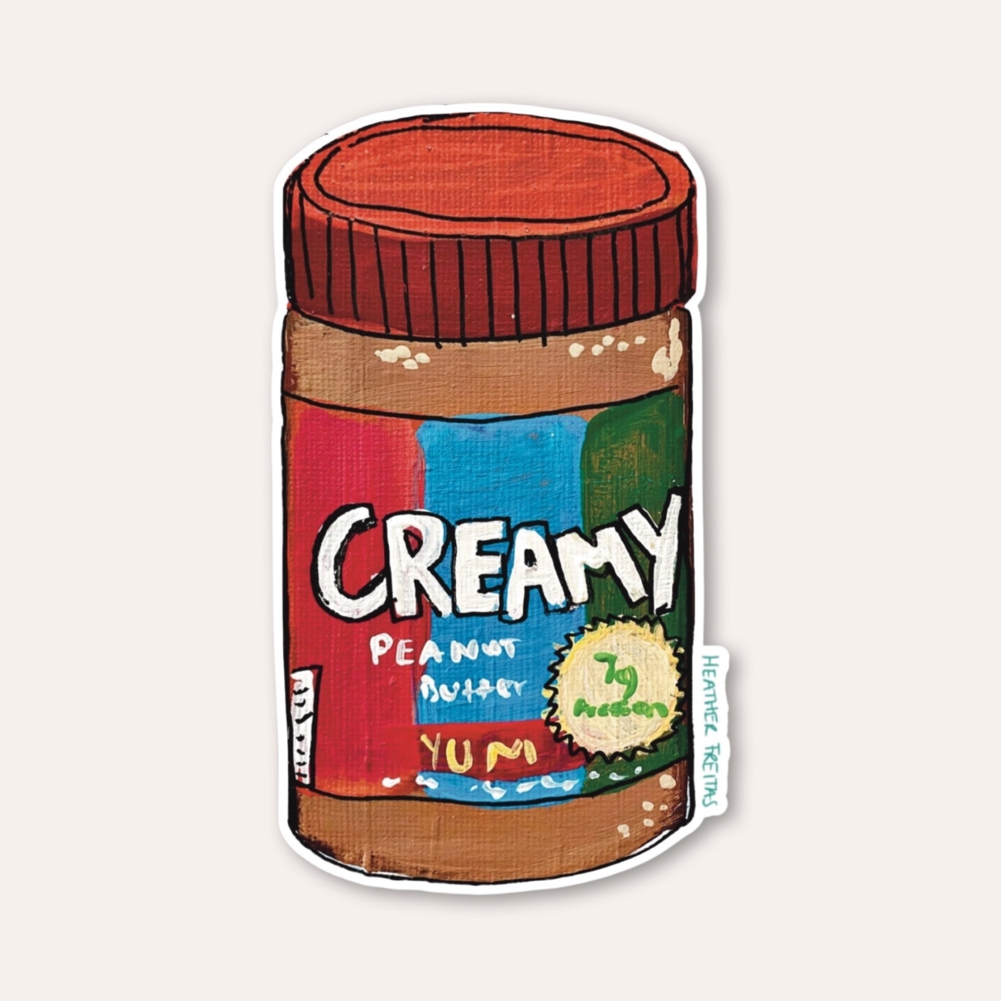 Peanut Butter Sticker