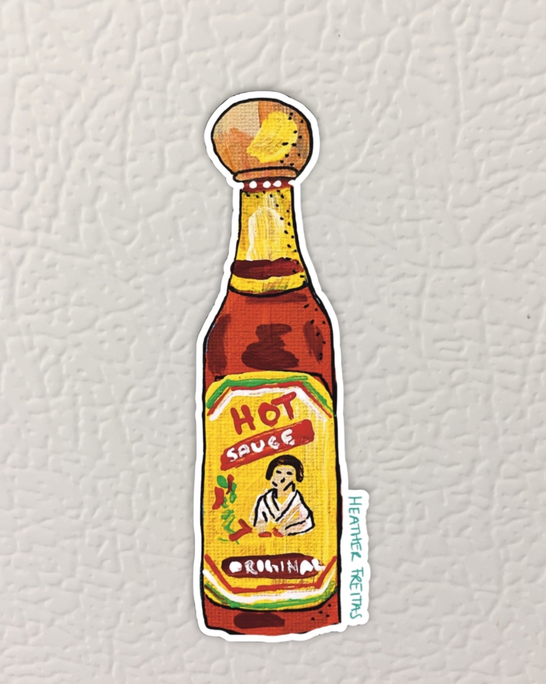 Hot Sauce Magnet ( Die-Cut )