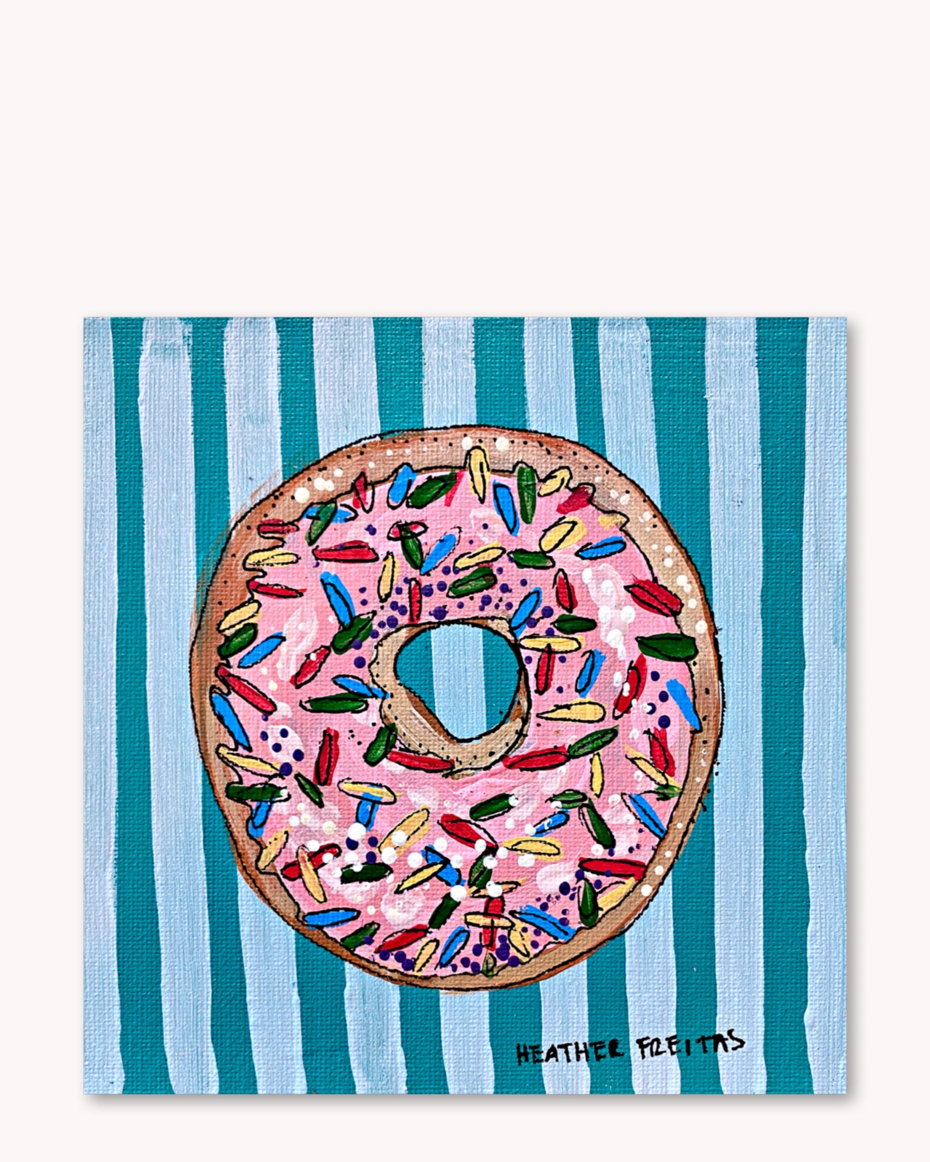 Pink Donut ( Original Painting )