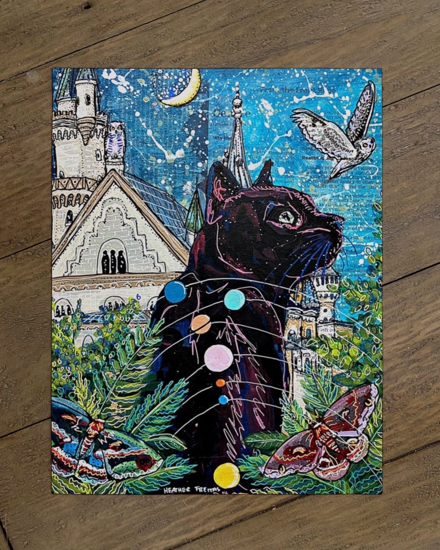 Jupiter Black Cat - Limited Edition Print