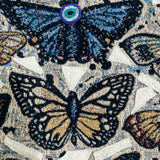 Cascades Butterly Species ( Fine Art Tapestry With Beaded Accent ) - Heather Freitas - fine art home deccor