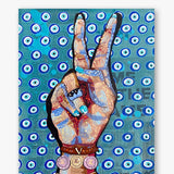 Peace, Love, Fashion & Evil Eyes ( Original Painting )