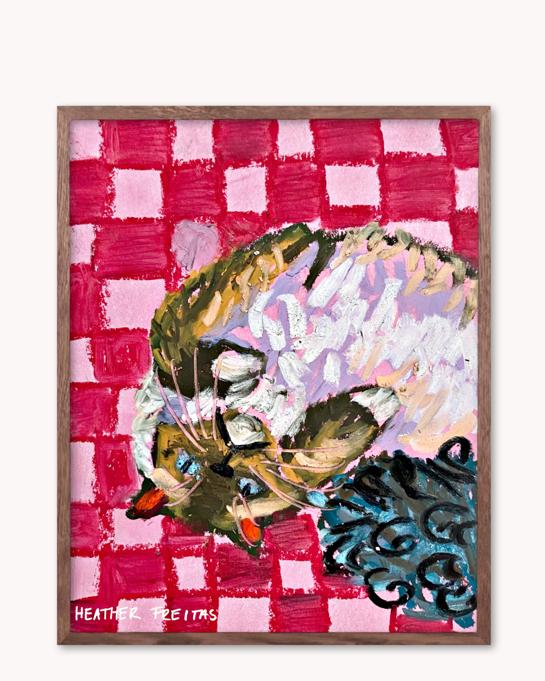 Check Cat - Limited Edition Print