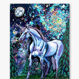 Spiral Galaxy Unicorn ( Original Painting )