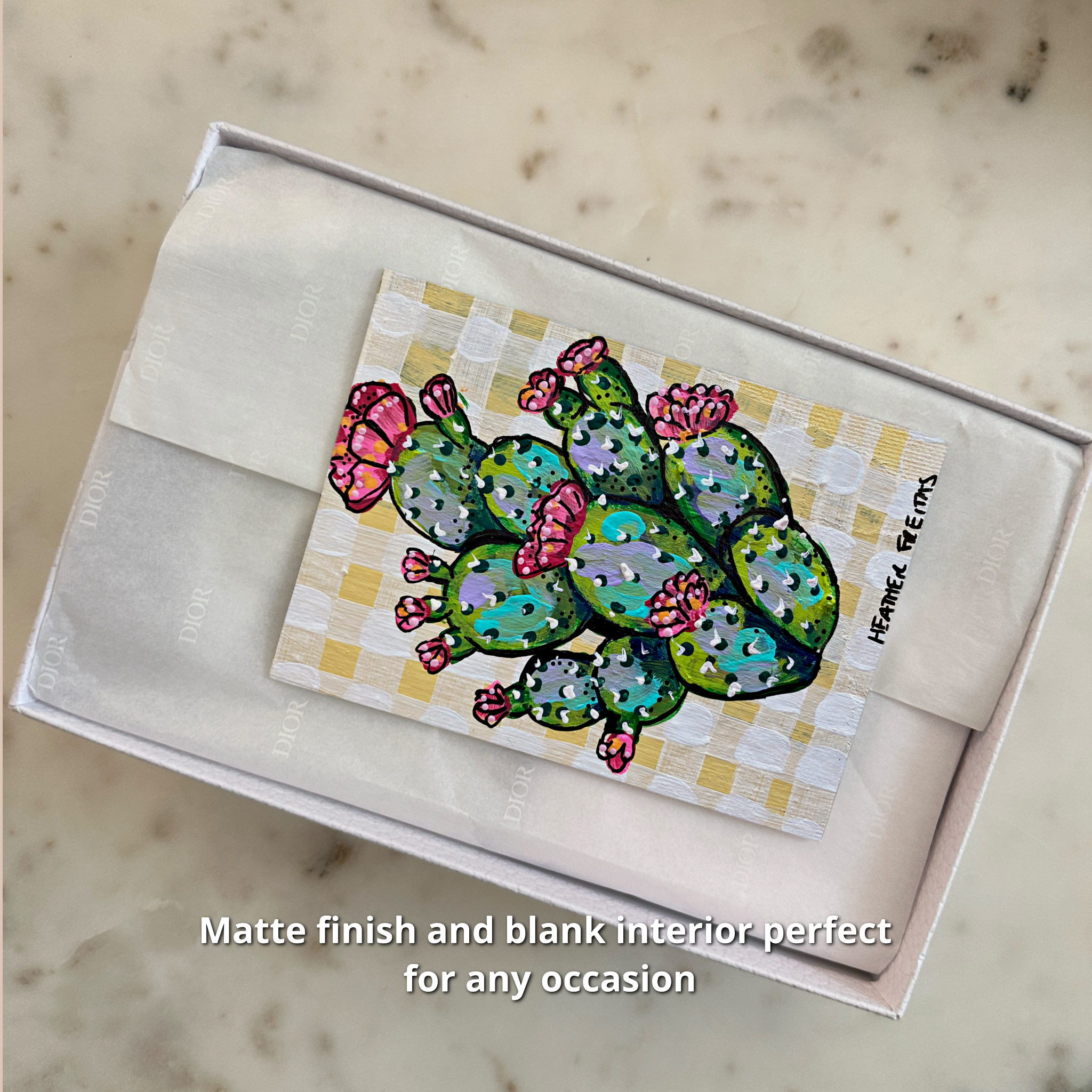 Cactus - Greeting Card / Fine Art Print