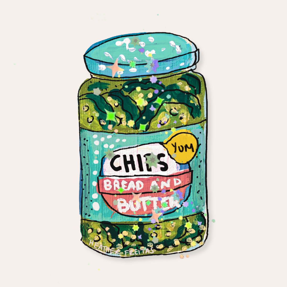 Bread & Butter Pickle Sticker