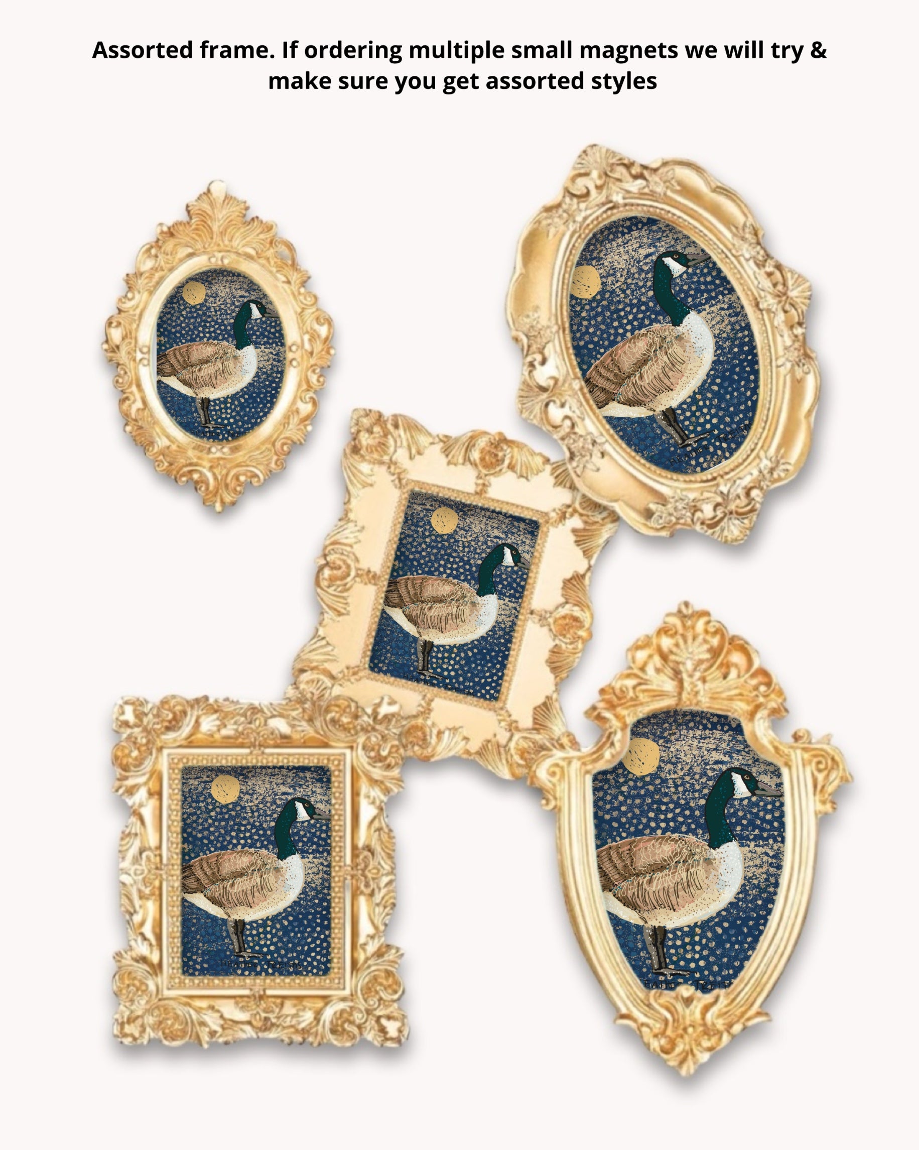 Goose Framed Magnet ( Small )