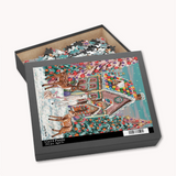 Dreamy Deer Gingerbread House Fine Art Puzzle