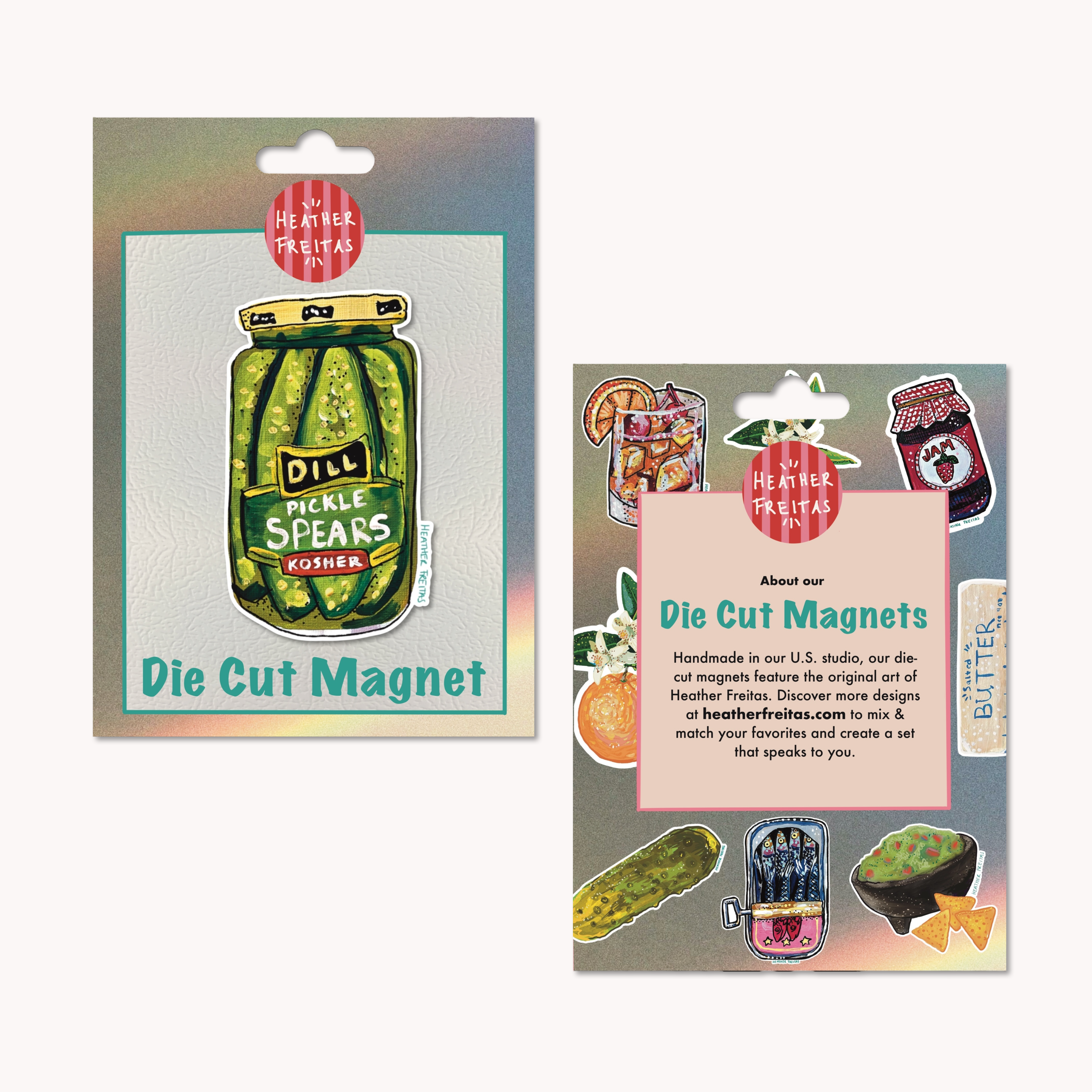Pickle Spears Magnet ( Die-Cut )