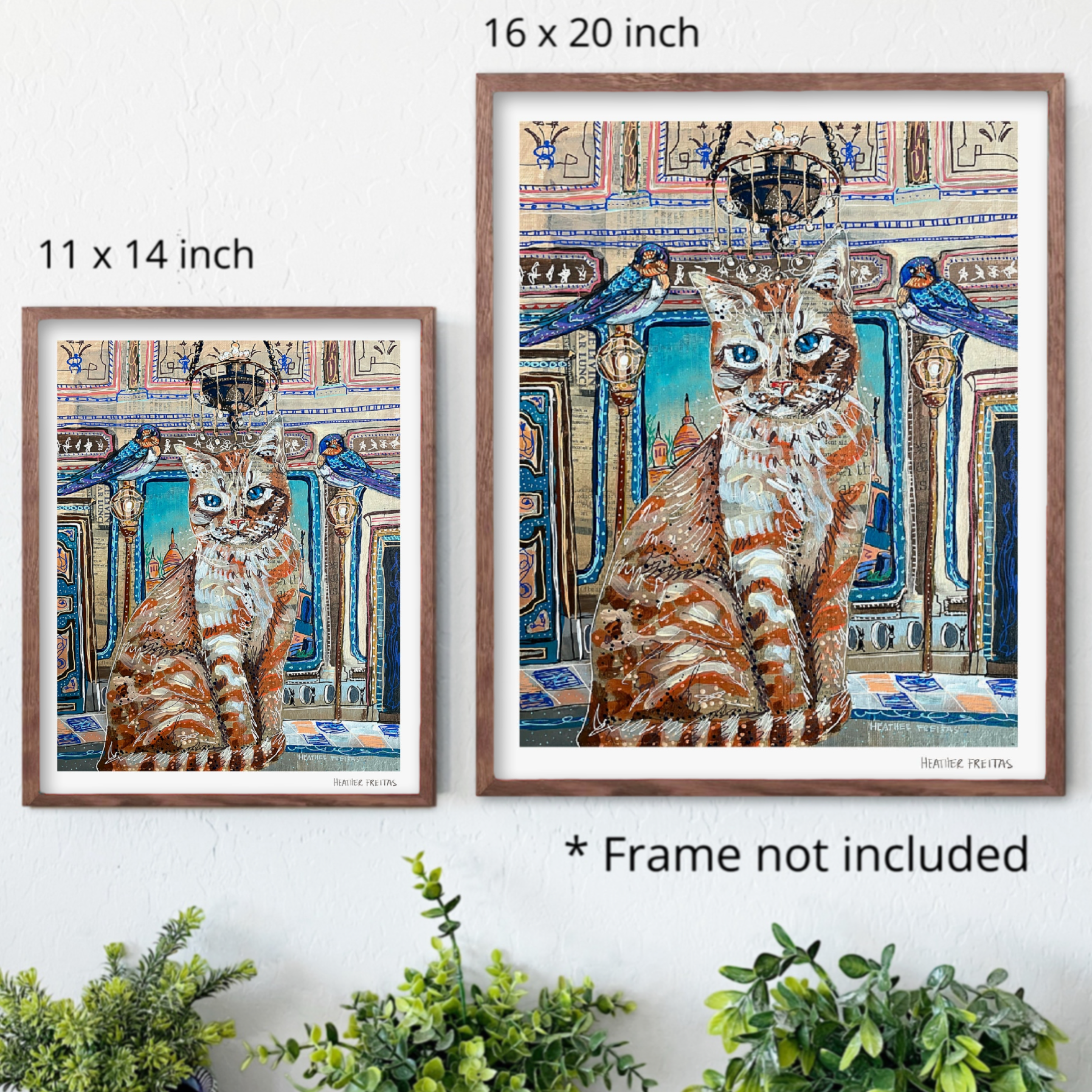 Tabby Castle Cat Fine Art Print