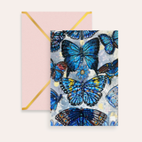 Blue Butterflies Fine Art Greeting Card