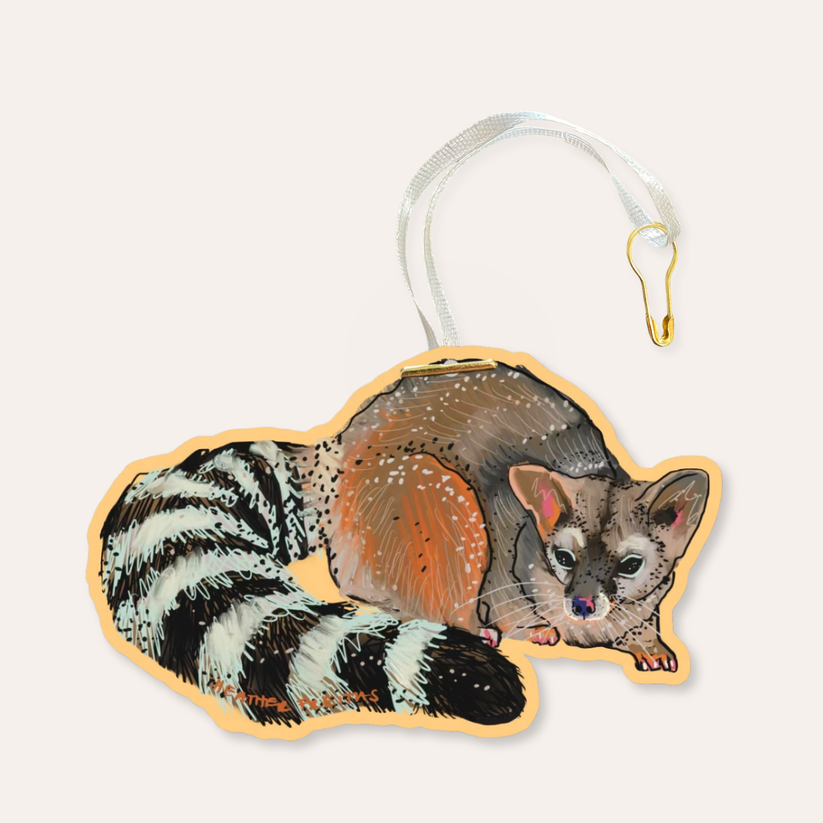 Ringtail Cat Gift Tag