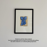 Blue Ribbon Fine Art Greeting Card