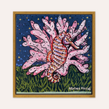 Starlit Seahorse ( original painting )