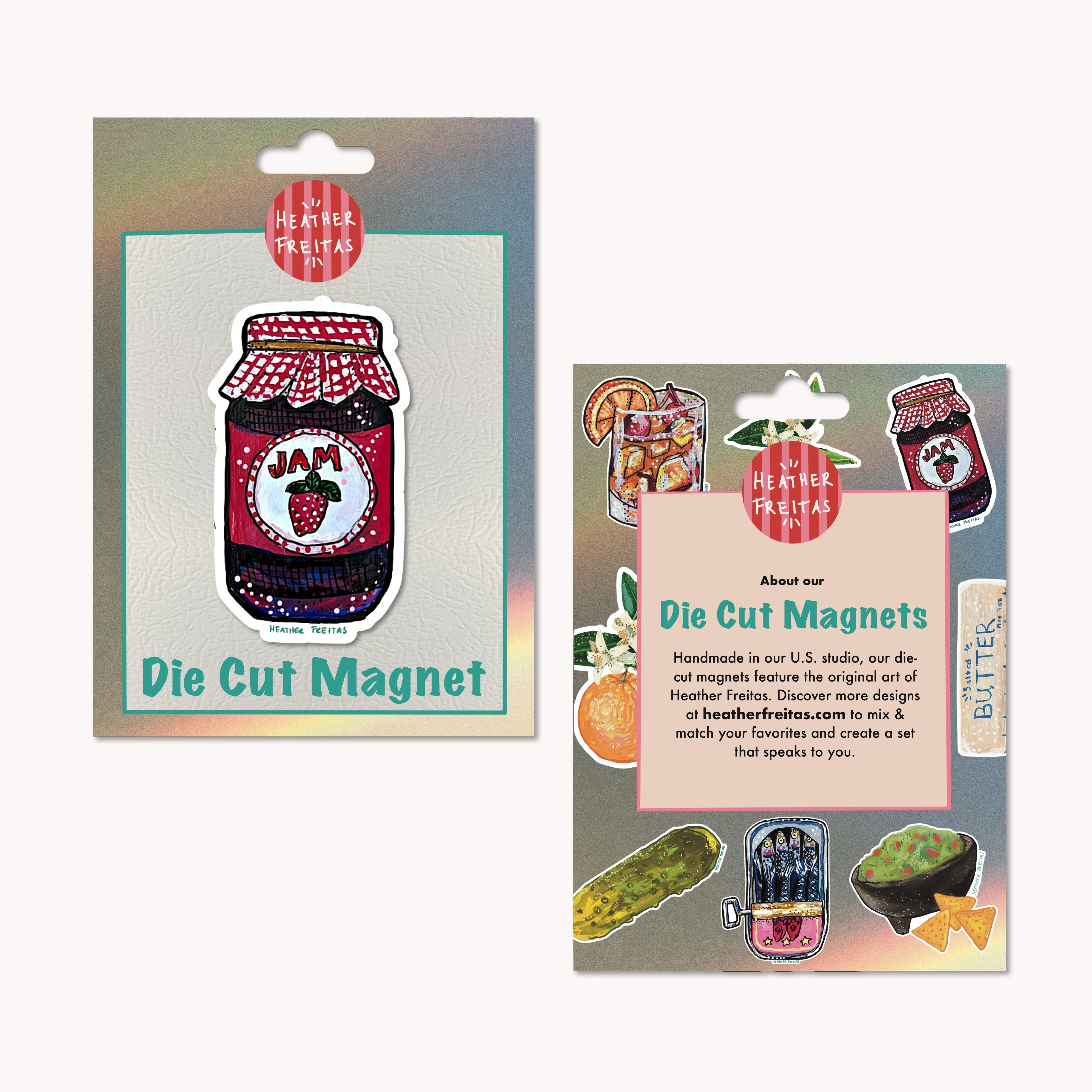 Strawberry Jam Magnet ( Die-Cut )