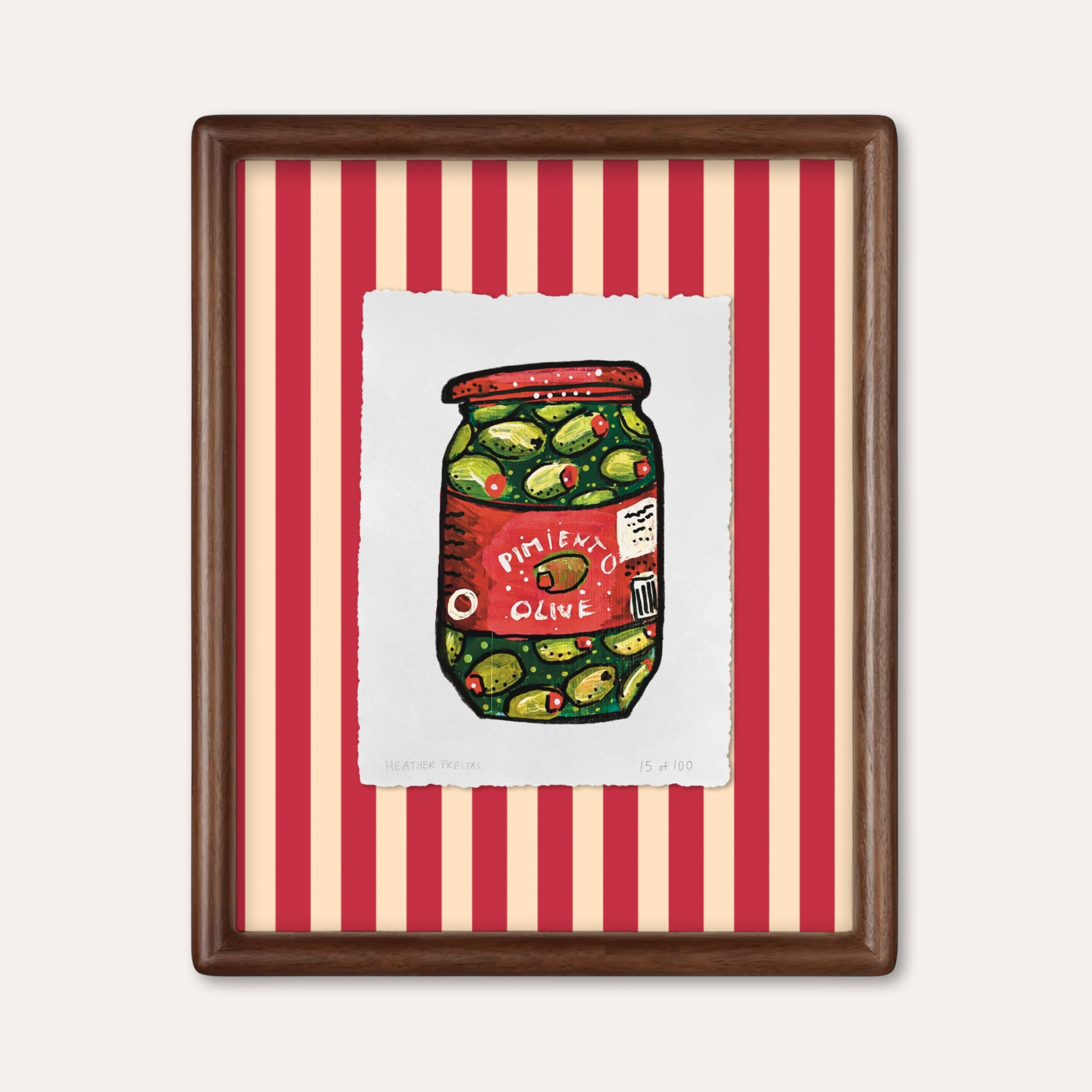 Olives Limited Edition Framed Print