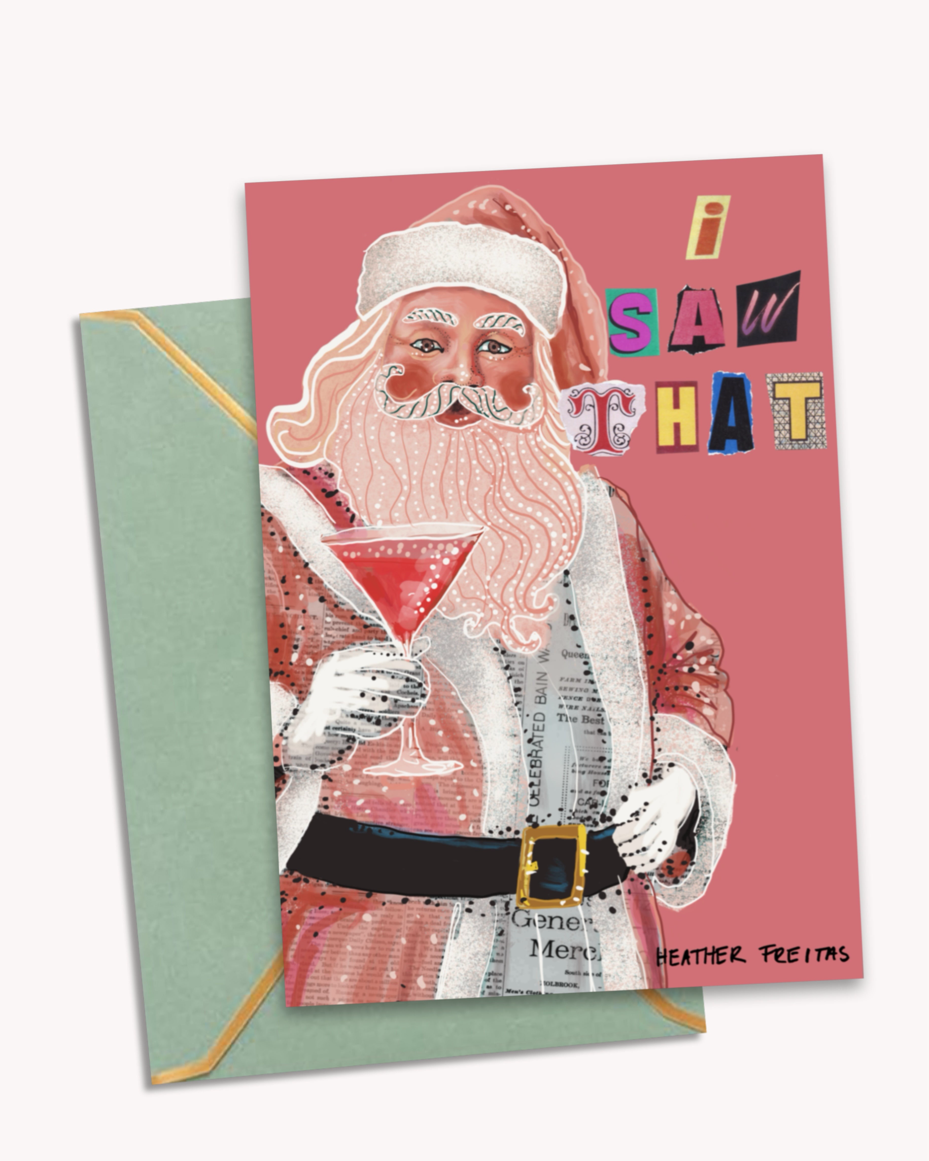 I Saw That - Greeting Card / Fine Art Print