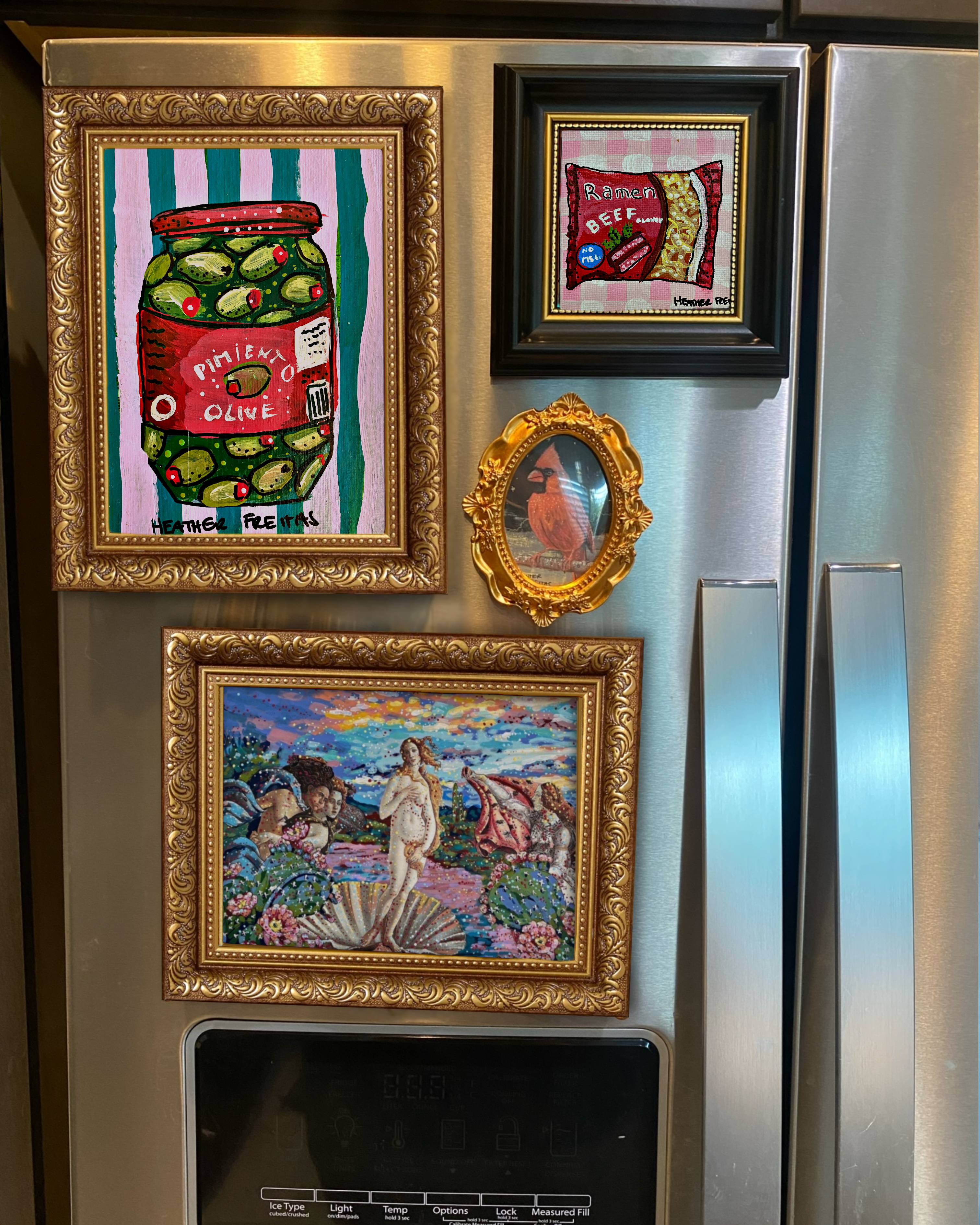 Beef Ramen Framed Magnet ( Medium )