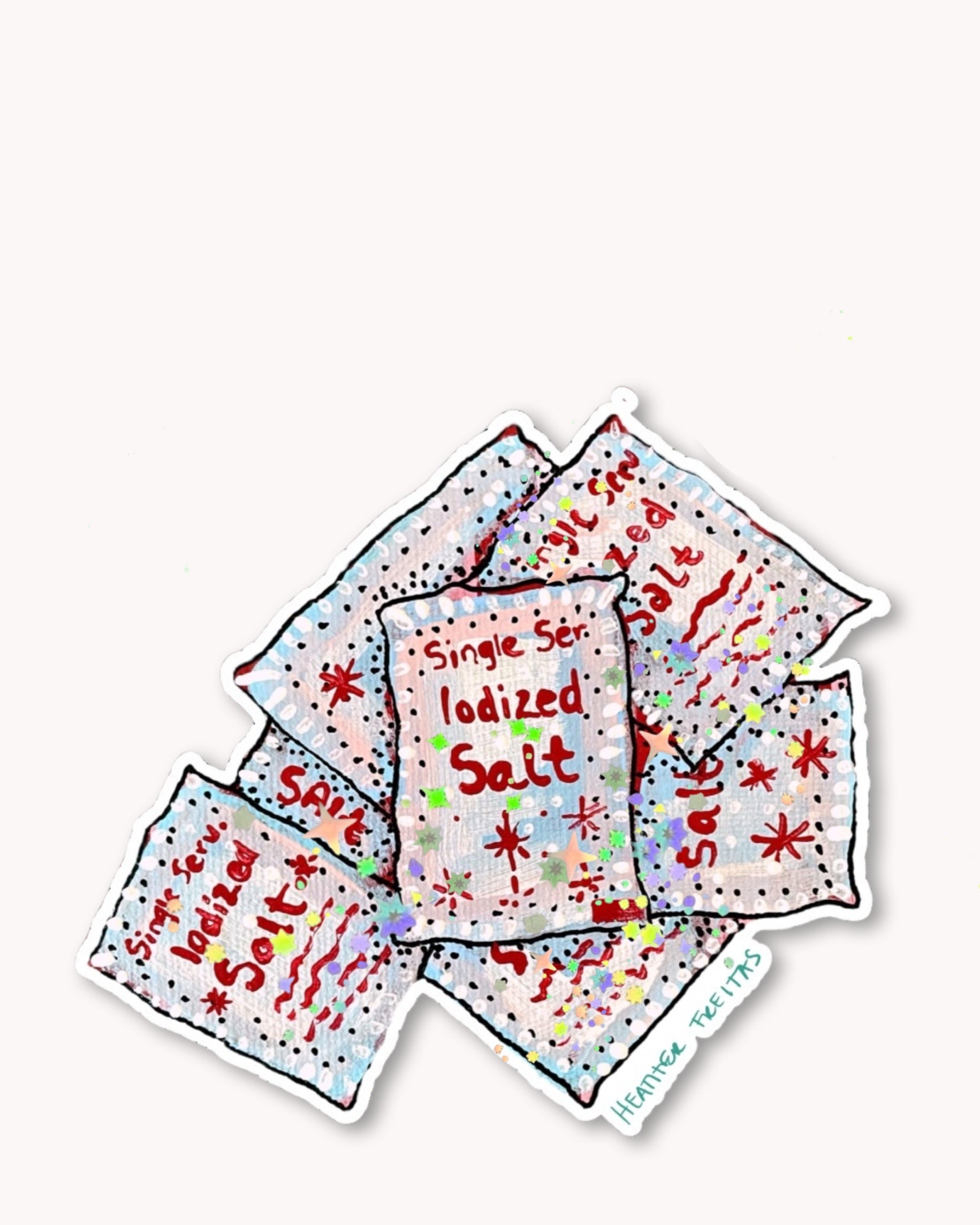 Salt Packet Sticker
