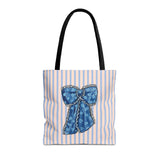Blue Ribbon Tote Bag