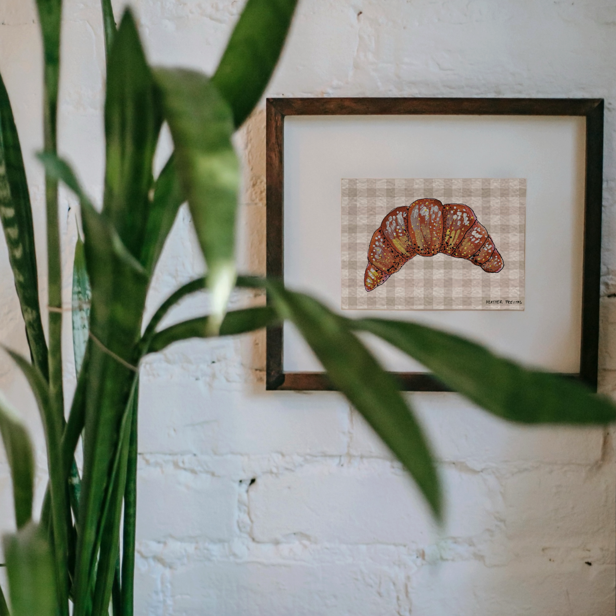 Croissant Mini Fine Art Print