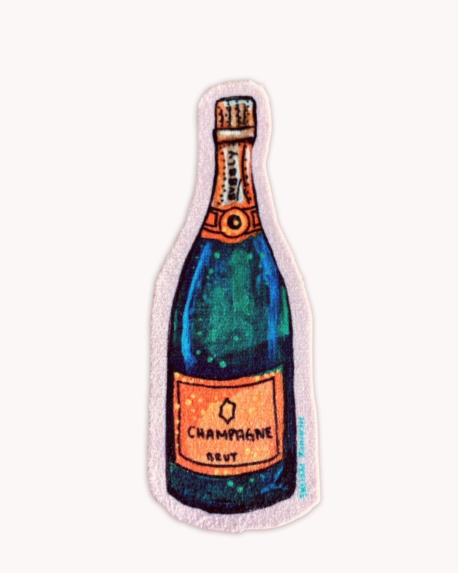 Champagne - Sew On Velveteen Patch