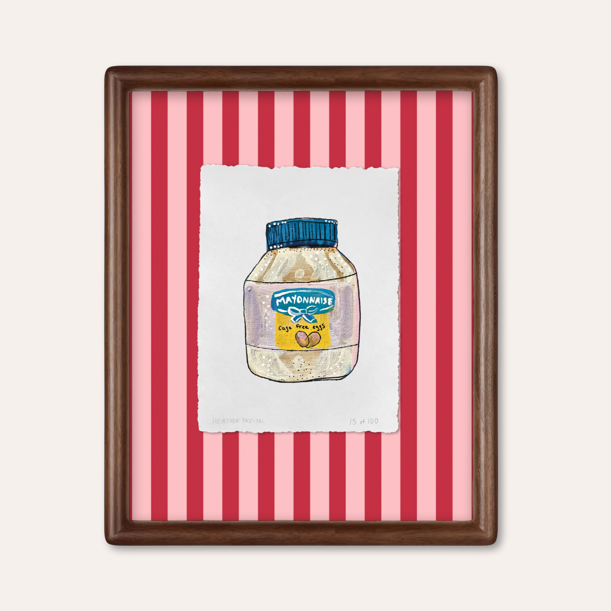 Mayonnaise Limited Edition Framed Print