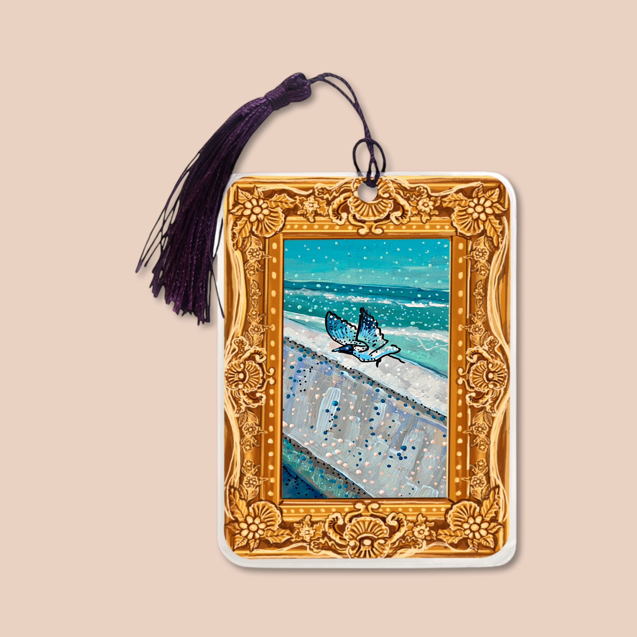 Ocean Breeze Fine Art Painting Bookmark