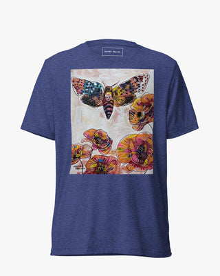Death Moth Unisex Short Sleeve T-shirt - Heather Freitas - fine art home deccor