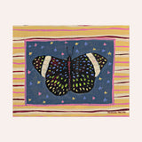 Starry Night Cracker Butterfly Fine Art Paper Print