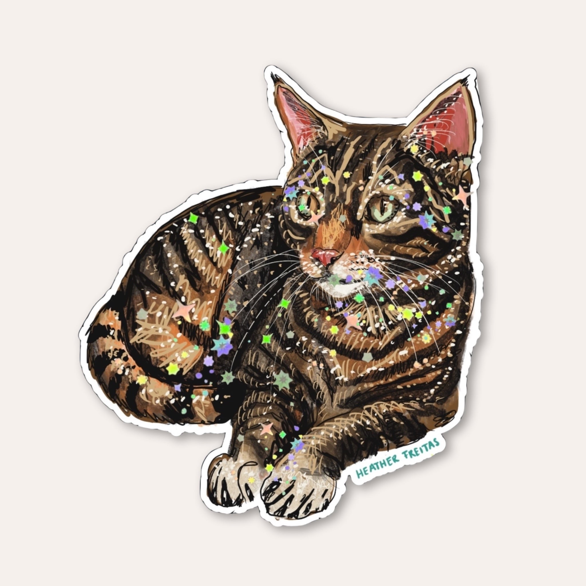 Brown Tabby Sticker