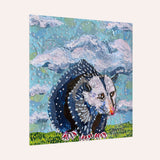 Sunday Best Opossum Mini Art Print