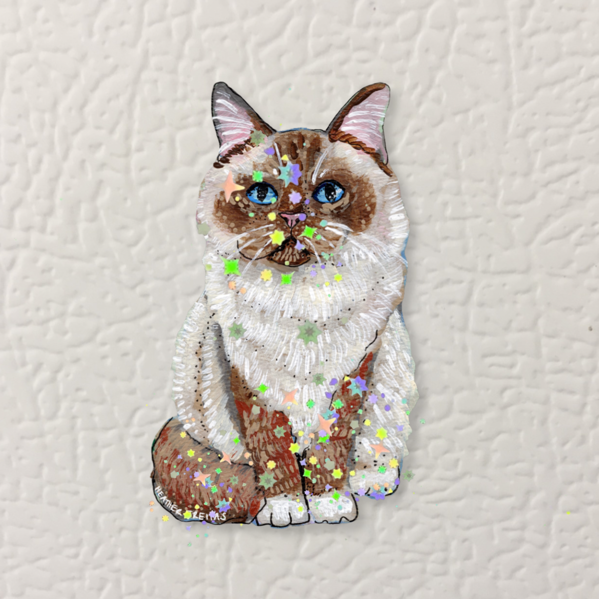 Ragdoll Cat Magnet ( Die-Cut )