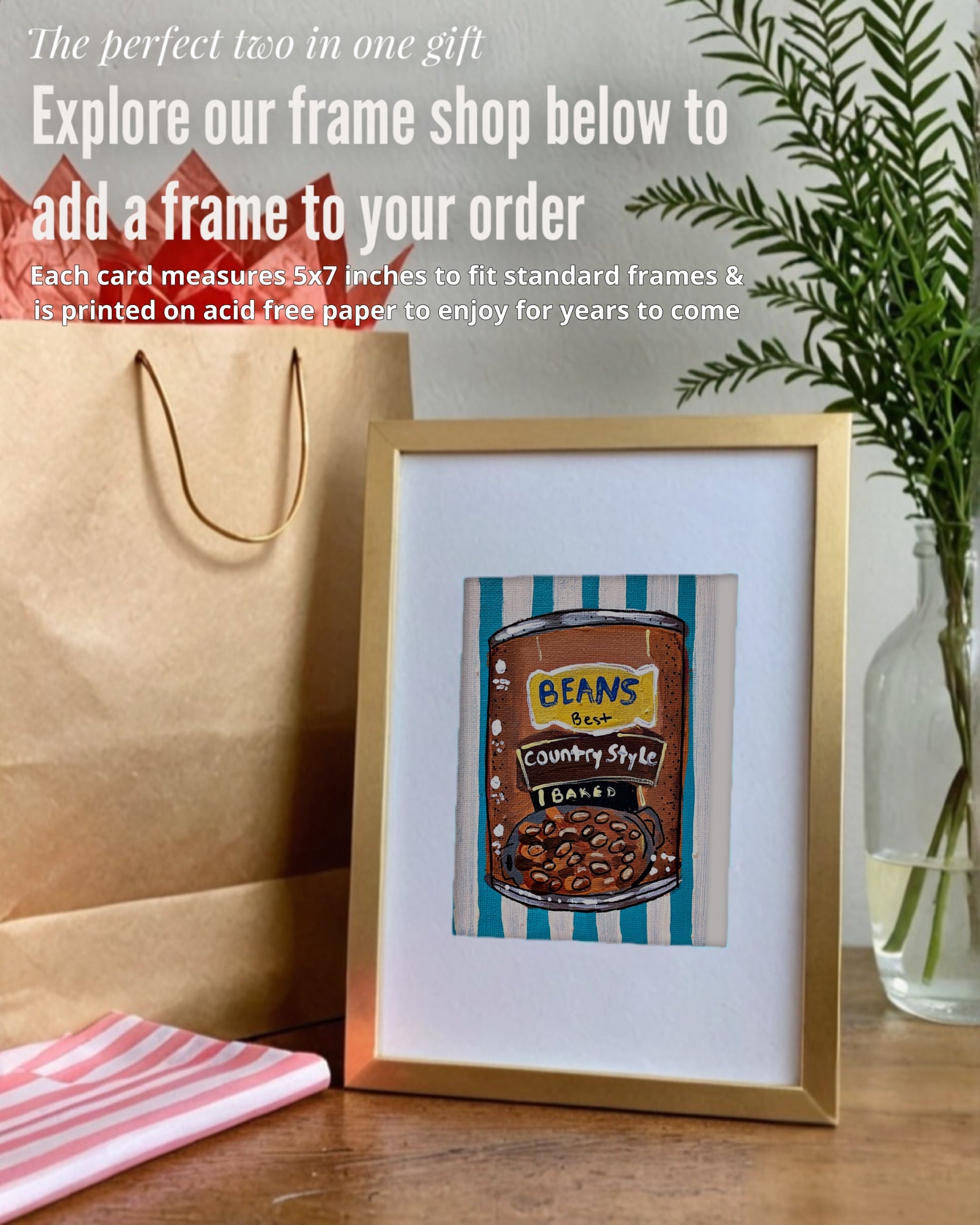 Baked Beans - Greeting Card / Fine Art Print