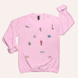 Coastal Icon Unisex Crew Neck Sweatshirt