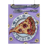 Porcelain Pizza Print