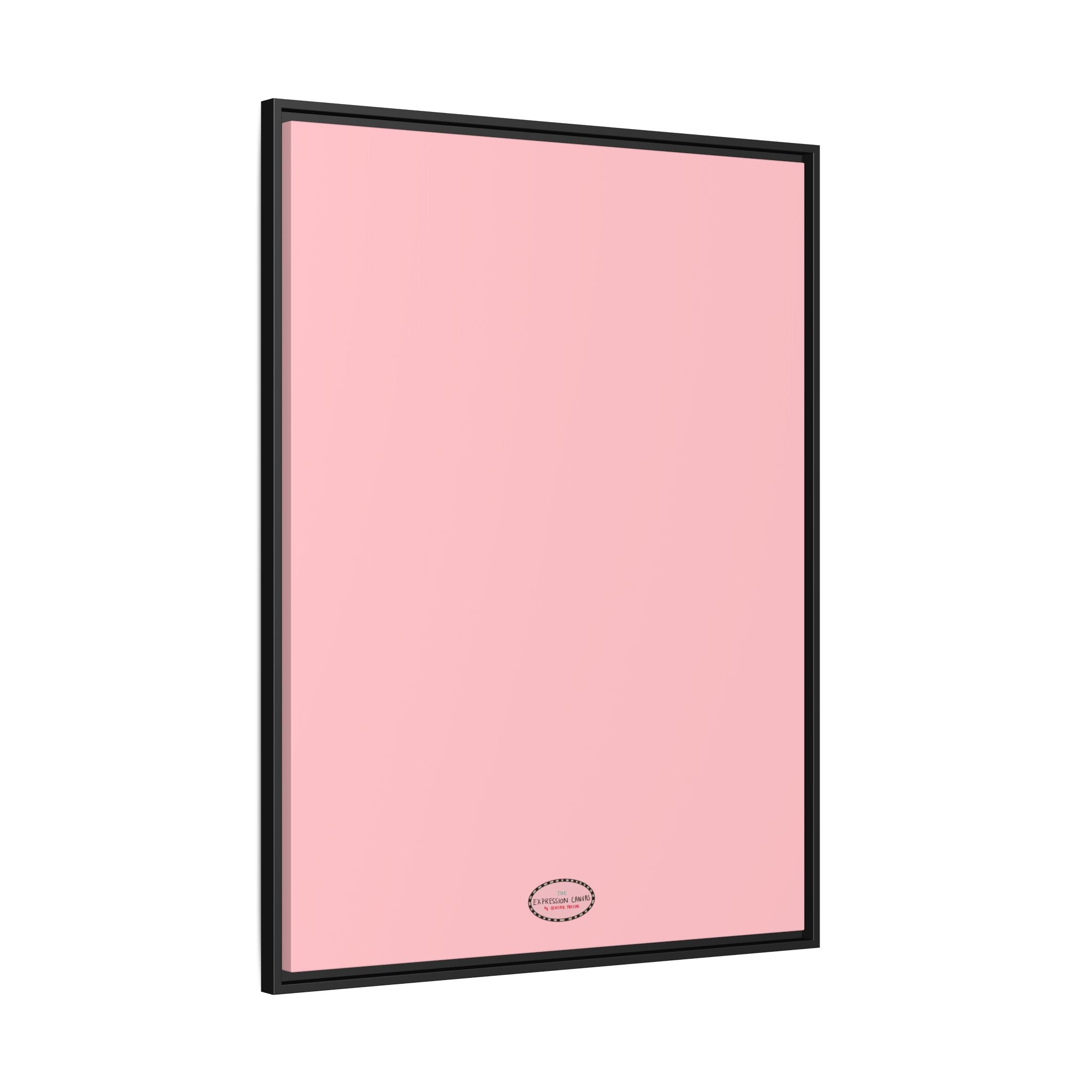 Pink Expressions Framed Canvas Print