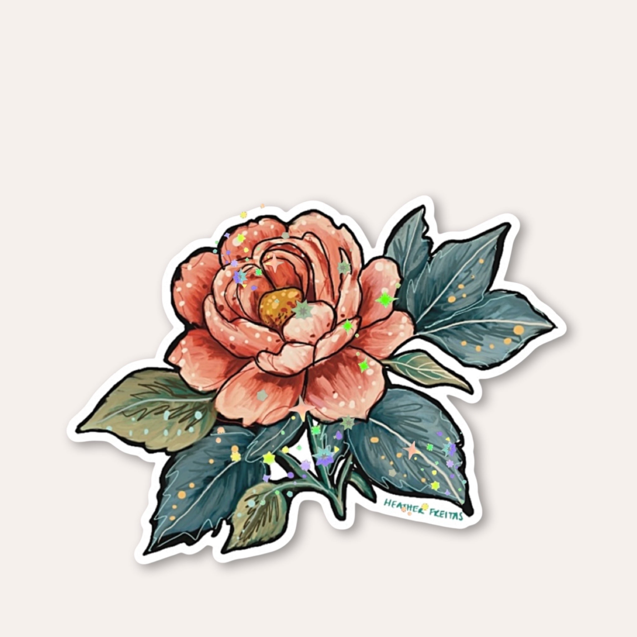 Blush Rose Sticker
