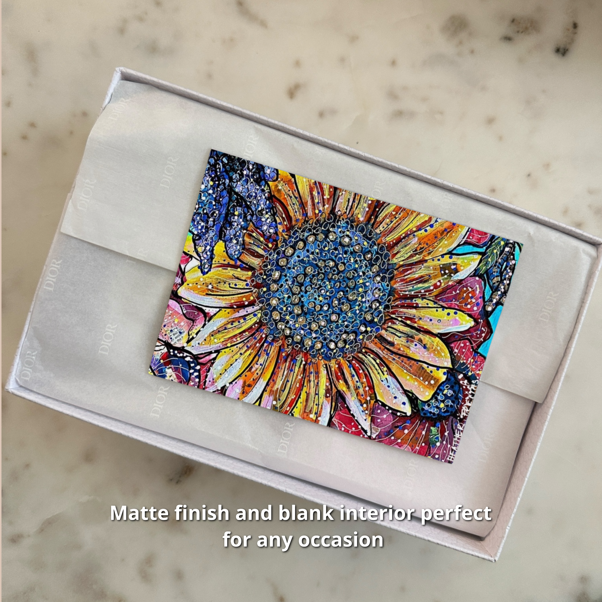 Sunflower - Greeting Card / Fine Art Print