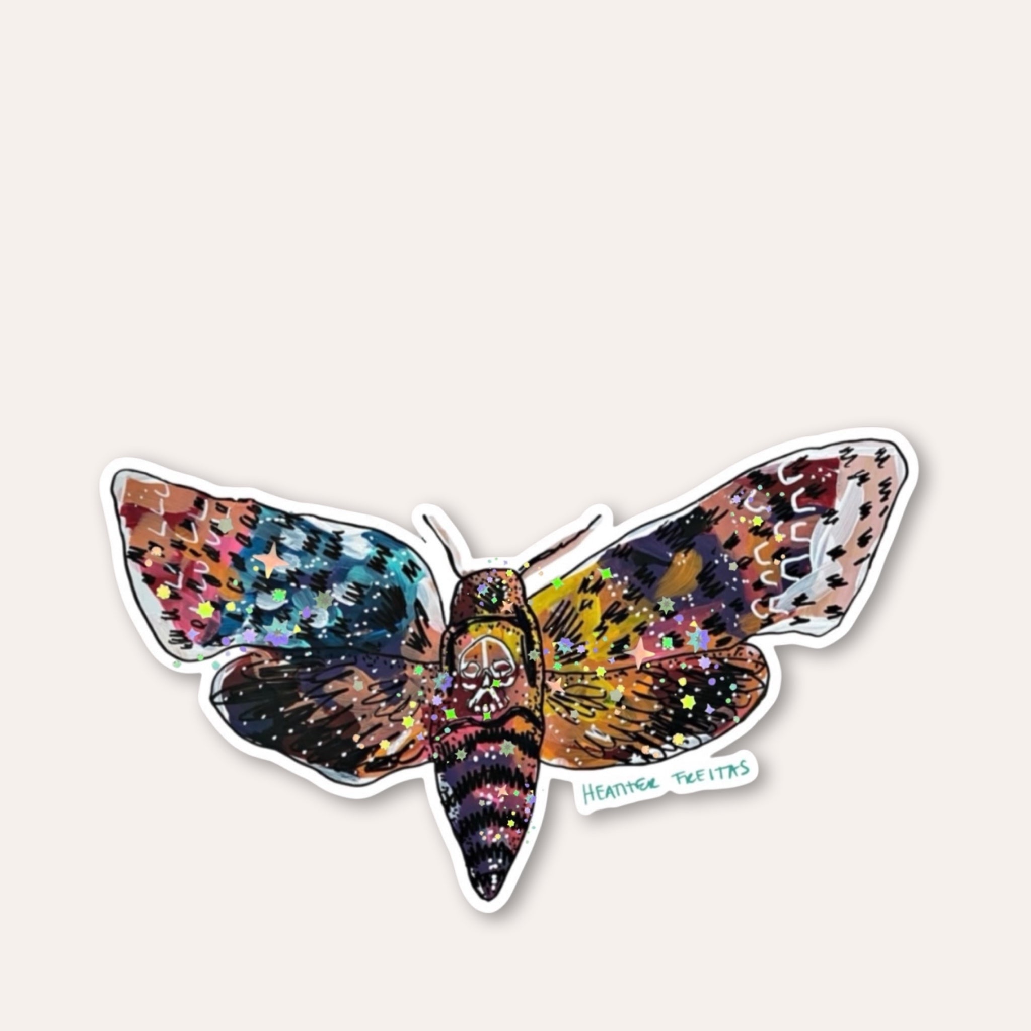 Death Moth Sticker