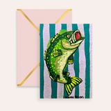 Bass Fine Art Greeting Card