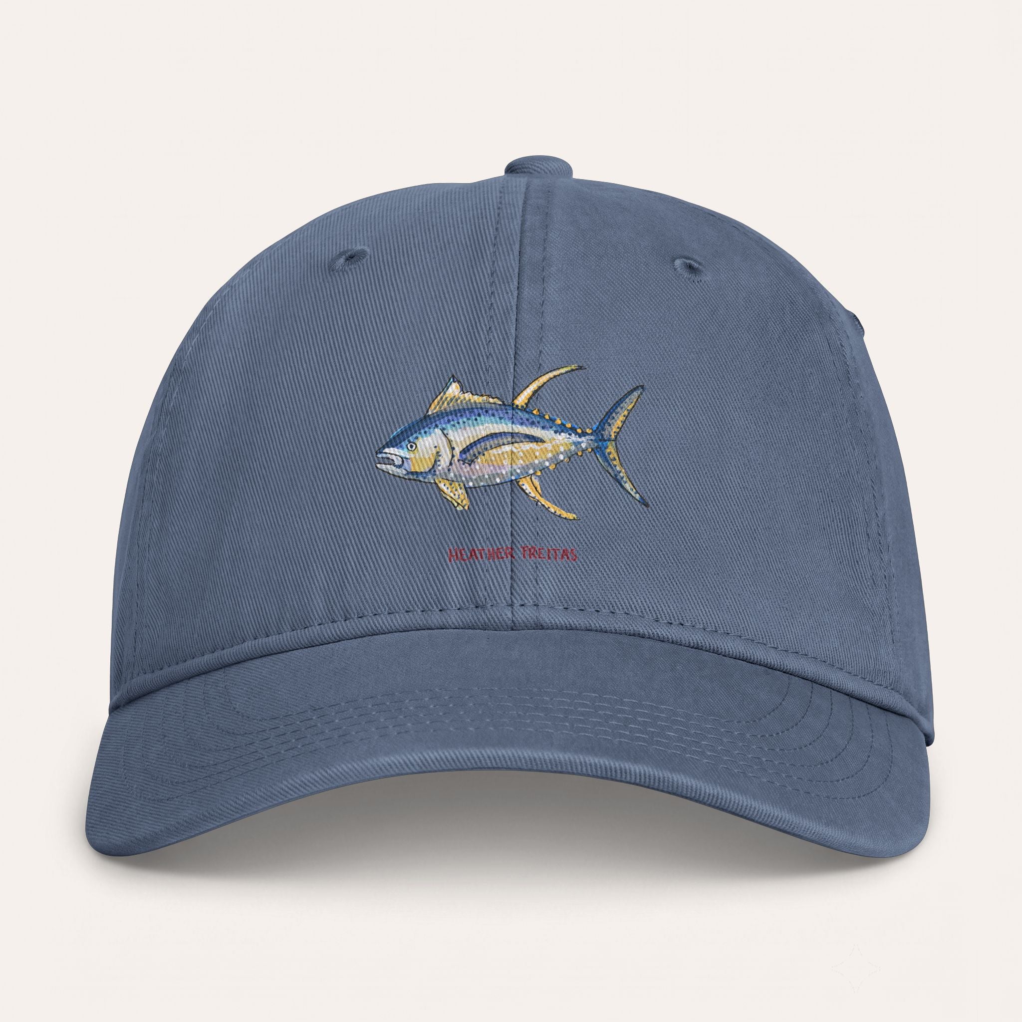 Blue Fin Tuna Washed Cotton Cap