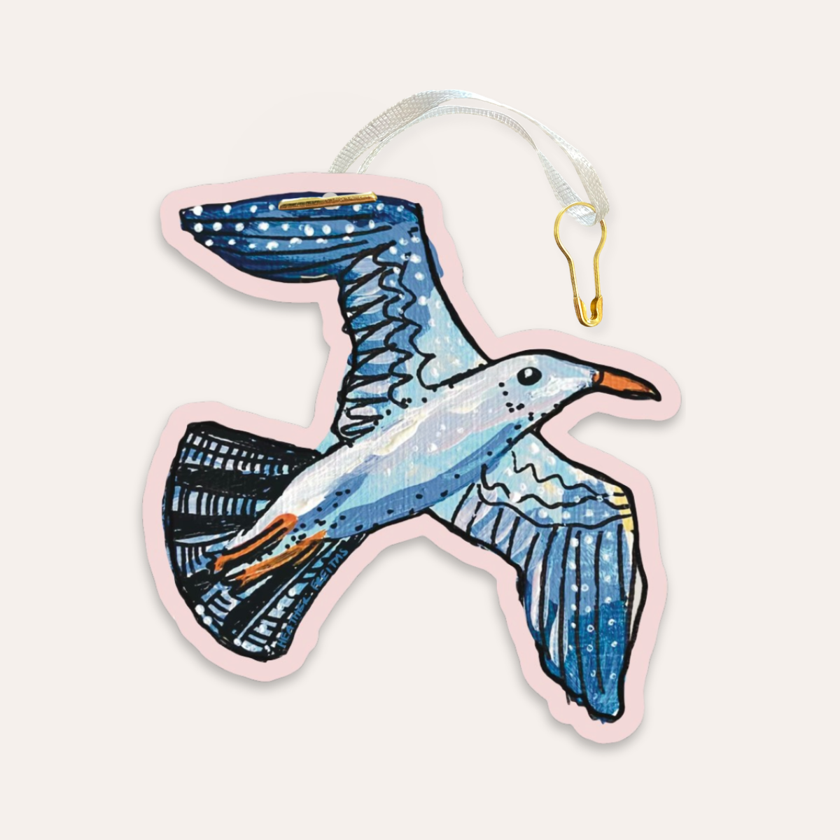 Seagull Cactus Boot Gift Tag