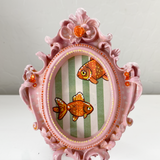 Fancy Goldfish ( Mini Original Painting )