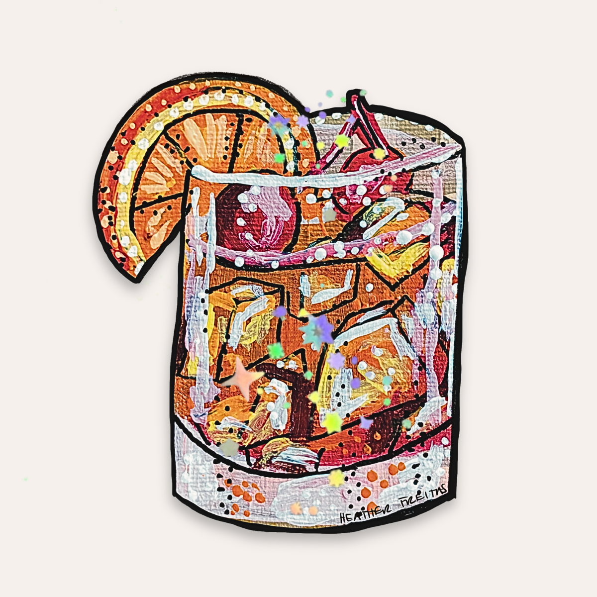Old Fashioned Sticker