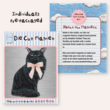 Black Persian Cat Magnet ( Die-Cut )