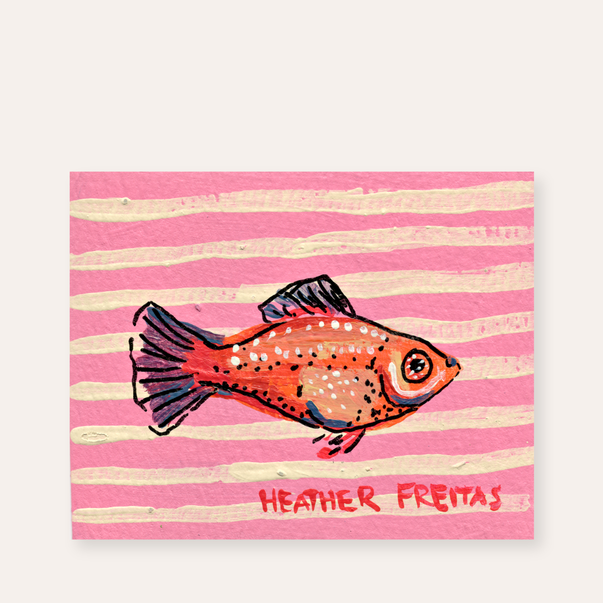 Platty Fish ACEO